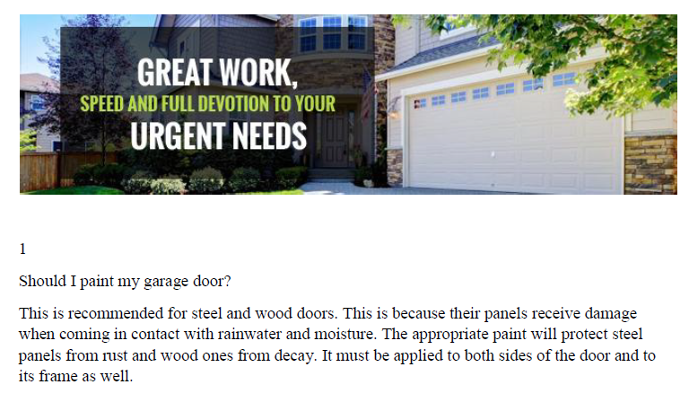 Grage Door Repair FAQ - Garage Door Repair Roanoke